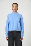 French Connection Vhari Crewneck Sweater In Blue