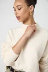 French Connection Vhari Mock Neck Sweater  Knitwear In Cream