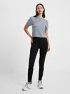 French Connection Vhari Ribbed Short Sleeve Sweater  Knitwear In Grey