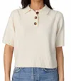 French Connection Vhari Short Sleeve Button-up In White
