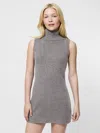 French Connection Vhari Sleeveless Turtleneck Dress  Dresses In Brown