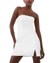 FRENCH CONNECTION WHISPER BANDEAU MINI DRESS