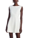 French Connection Whisper Classic Mini Dress In Summer White