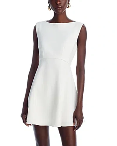 French Connection Whisper Classic Mini Dress In Summer White