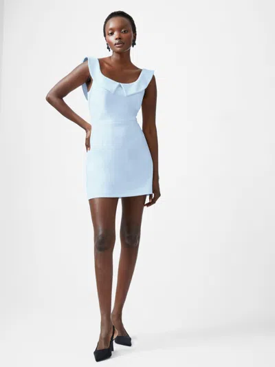 FRENCH CONNECTION WHISPER COLLAR MINI DRESS FRENCH CONNECTION DRESSES,71YGE4106