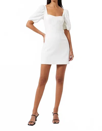 French Connection Whisper Cut Out Mini Dress In White