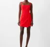 French Connection Whisper Sleeveless Mini Dress In Multi