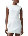French Connection Whisper Mock Neck Mini Dress  Dresses In Summer White