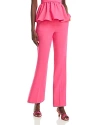 French Connection Whisper Flare Pants In Raspberry