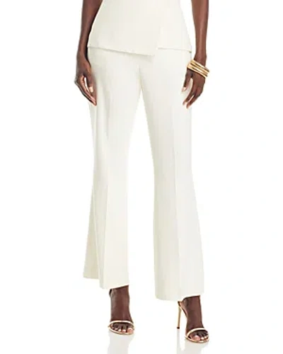 French Connection Whisper Flare Trousers In Summer White