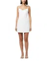 French Connection Whisper Foldover Mini Dress In White