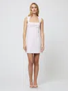 French Connection Whisper Foldover Square Neck Mini Dress  Dresses In Pink