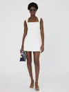 French Connection Ruth Whisper A-line Dress In White