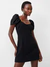 French Connection Womens V-neck Mini Sheath Dress In Multi