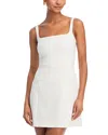 French Connection Whisper Mini Dress In Summer White