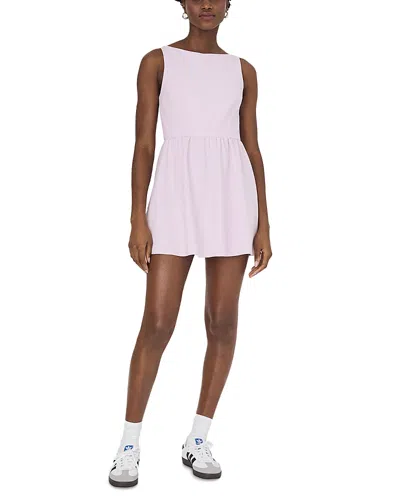 French Connection Whisper Mini Dress In Pink