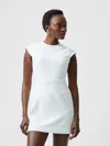 French Connection Whisper Mock Neck Mini Dress  Dresses In White