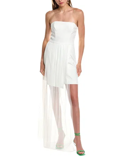 FRENCH CONNECTION FRENCH CONNECTION WHISPER ONE-SHOULDER TULLE MINI DRESS
