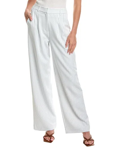 French Connection Harry Pleated Suiting Trousers In White