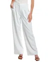 French Connection Harry Pleated Suiting Trousers In White