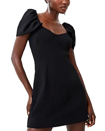 FRENCH CONNECTION WHISPER PUFFED SHOULDER DRESS