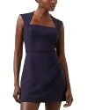 French Connection Whisper Ruth Shift Dress In Navy
