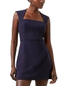 French Connection Ruth Whisper A-line Dress In Navy