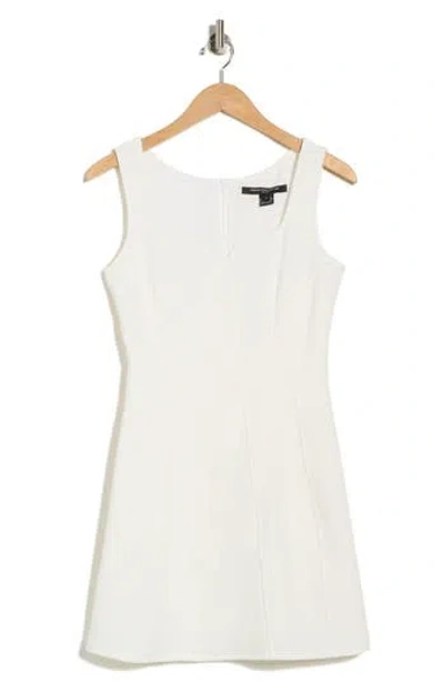 French Connection Whisper Ruth Sleeveless Cocktail Dress In Neutral