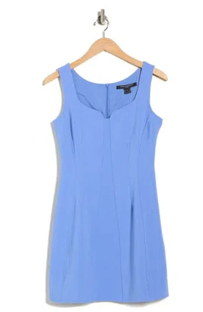 French Connection Whisper Ruth Sleeveless Cocktail Dress In Blue