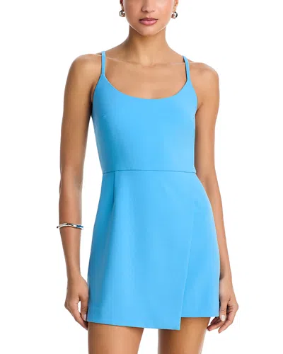 French Connection Whisper Scoop Neck Envelope Mini Dress In Blue