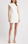 French Connection Whisper Mock Neck Mini Dress  Dresses In Summer White