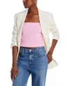 French Connection Whisper Sleeveless Fitted Top In Lilac