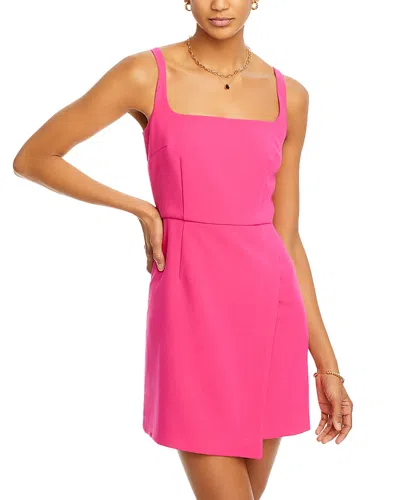 French Connection Whisper Sleeveless Mini Dress In Pink