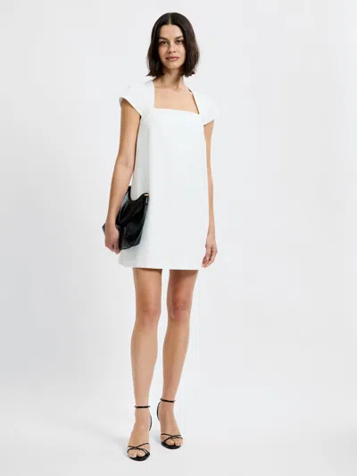 French Connection Whisper Square Neck Cap Sleeve Mini Dress In Multi