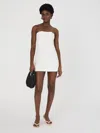 French Connection Whisper Strapless Bow Mini Dress  Dresses In White
