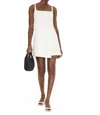 French Connection Whisper Strappy Envelope Dress In Summer White In White