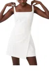 French Connection Whisper Strappy Envelope Dress In Summer White In White