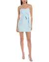 FRENCH CONNECTION WHISPER TIE FRONT MINI DRESS