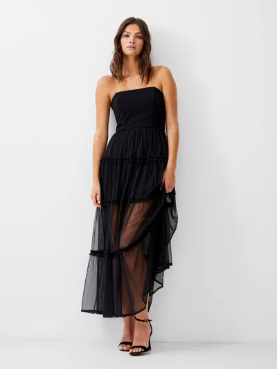 French Connection Whisper Tulle Dress  Dresses In Black