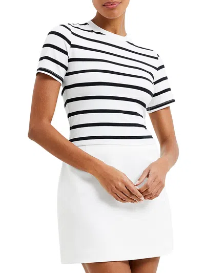 French Connection Whisper Mini Skirt In Multi