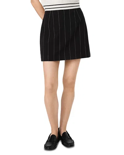 French Connection Wide Pinstripe Mini Skirt In Multi