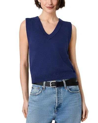 French Connection Willa Knit Vest In Blue