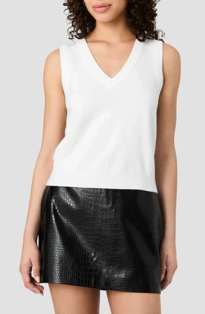 French Connection Willa V Neck Sweater Vest In Porcelain Cream (willa)