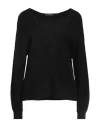 French Connection Woman Sweater Black Size L Acrylic, Polyamide, Elastane In Black