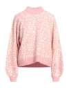 French Connection Woman Sweater Pink Size L Acrylic, Polyamide, Elastane In Pink