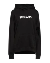 French Connection Woman Sweatshirt Black Size S Cotton, Polyester In Black