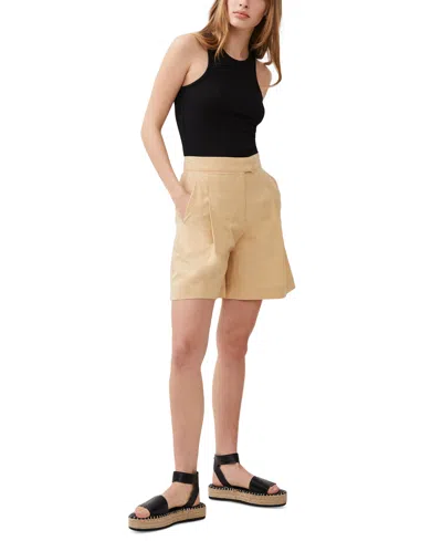 French Connection Women's Alania City Shorts In Biscotti