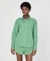 FRENCH CONNECTION WOMEN'S ALEXIS COTTON ANGLED-YOKE SHIRT