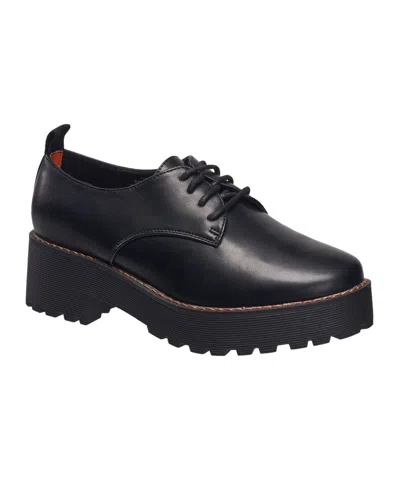 French Connection Women's Amanda Lace Up In Black