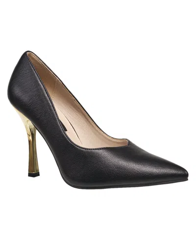 French Connection Anny Womens L Leather Pumps In Black